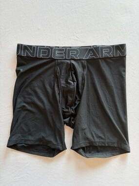 Under Armour Mens Boxerjock Boxer Briefs Size S Black Compression Athletic
